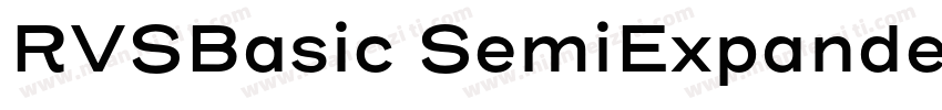 RVSBasic SemiExpande字体转换